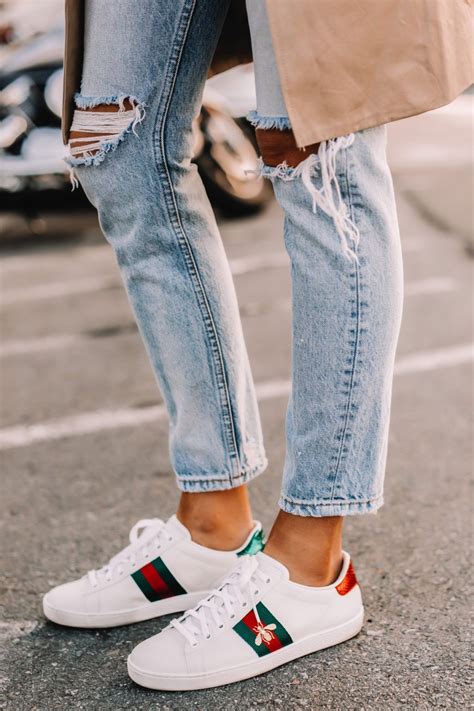 outfits with gucci sneakers|most popular gucci sneakers.